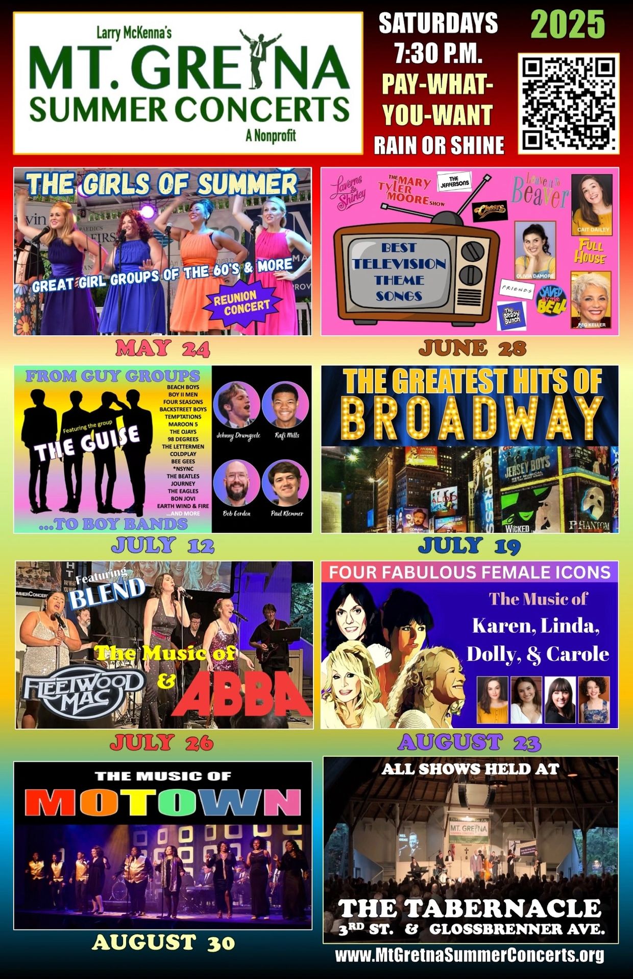 MT. GRETNA SUMMER CONCERTS